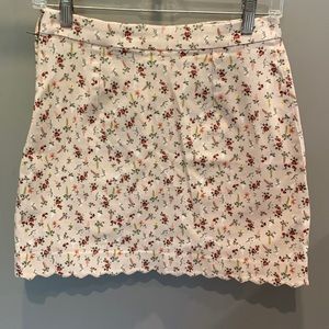 Vintage floral skirt from H&M